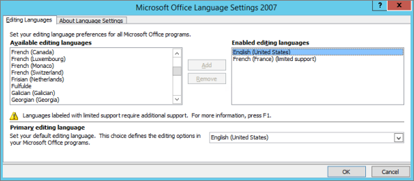 Microsoft Office Enterprise 2007 Language Pack